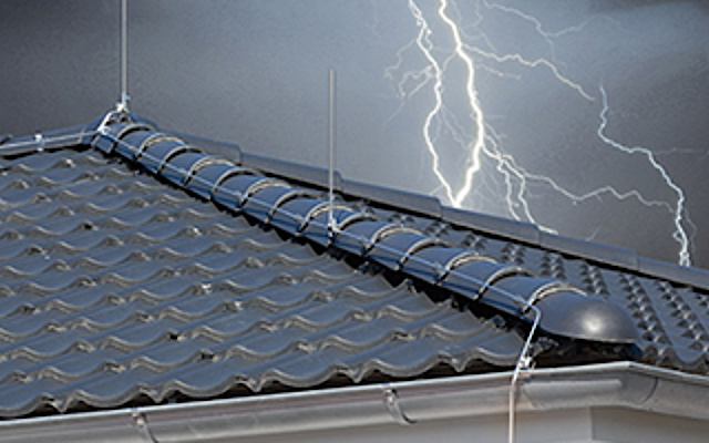 Äußerer Blitzschutz bei Elektrotechnik Friedrich-Schreier GmbH in Pleystein